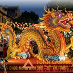 mô hình xốp trang trí tết độc đáo ấn tượng