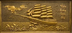 phù điêu thuận buồm xuôi gió