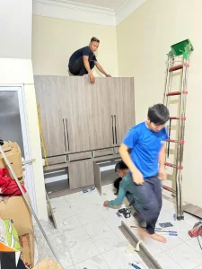 Lắp đặt tủ tại công trình
