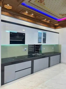 Tủ bếp inox 304 cánh acrylic 2