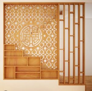 Vách ngăn CNC hoa văn nghệ thuật