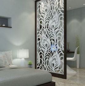 Vách ngăn kết hợp vách CNC