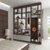 Vách ngăn phòng ngủ tủ hộp trang trí