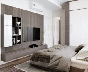 Vách tivi phòng ngủ đẹp