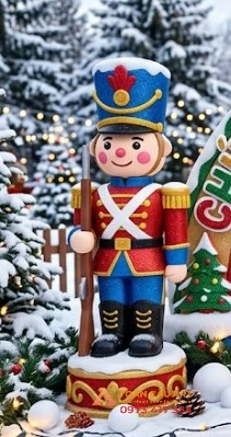 dieu-khac-tuong-chu-linh-chi-bang-xop-noel điêu khắc tượng chú lính chì bằng xốp