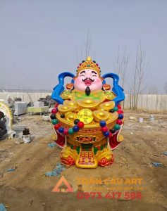 mô hình xốp[ thần tài khổng lồ