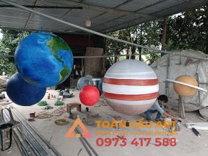 mô hình xốp trái đất khổng lồ bằng xốp