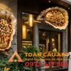 lắp đặt mô hình xốp 3d hàu nướng kích thước lớn