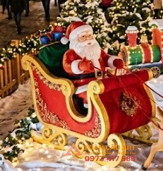 mẫu mô hình ông già noel bằng xóo
