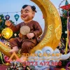 mô hình tượng chú cuội bằng xốp trang trí trung thu
