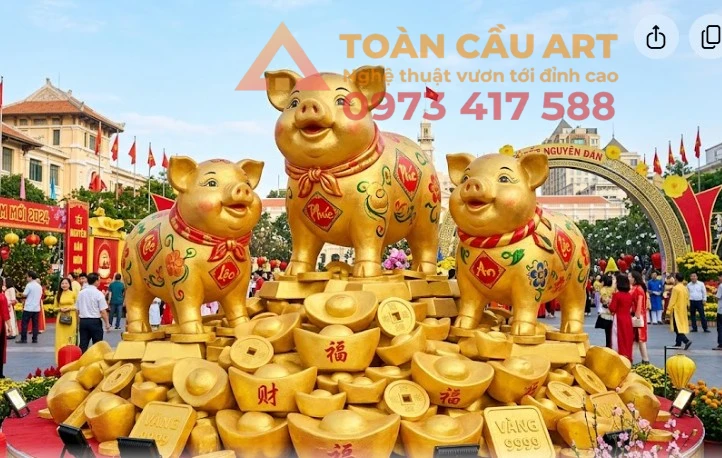 mo-hinh-tuong-con-heo-bang-xop mô hình tượng con heo bằng xốp