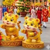 mô hình tượng con hổ bằng xốp linh vật tết