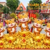 mô hình tượng con hổ bằng xốp linh vật tết