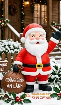 mo-hinh-tuong-ong-gia-noel-dep tượng ông già noel bằng xốp đẹp