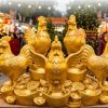 Mô hình xốp con gà linh vật tết