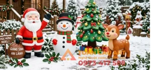 mô hình xốp giáng sinh noel