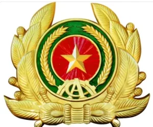 phù điêu huy hiệu công an đẹp