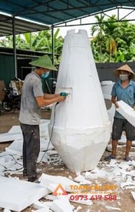  điêu khắc Mô hình xốp 3d kem ốc quế