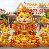 tượng con hổ bằng xốp linh vật tết