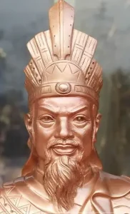tượng chân dung vua hùng sơn giả đồng