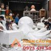 điêu khắc mô hình xốp bạch tuộc
