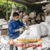 điêu khắc mô hình xốp Báo gấm