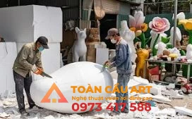 điêu khắc Mô hình xốp quả xoài