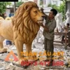 điêu khắc mô hình xốp Sư tử