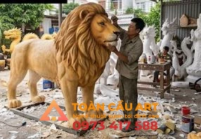dieu-khac-mo-hinh-xop-su-tu- điêu khắc mô hình xốp Sư tử
