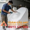 cắt phôi mô hình quả bơ bằng xốp 3d