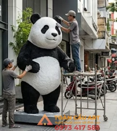 Mô hình xốp Gấu trúc