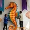 hoàn thiện mô hình xốp Cá Ngựa