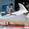 điêu khắc mô hình xốp Cá mập