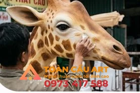 mo-hinh-xop-con-huou-cao-co- Mô hình xốp con Hươu cao cổ