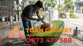 sơn màu mô hình quả bơ bằng xốp 3d