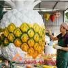 son màu mô hình xốp Quả dứa