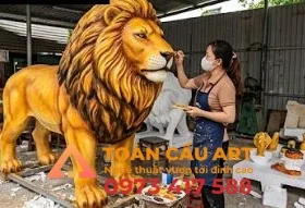 mô hình xốp Sư tử