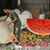 sơn vẽ màu Mô hình xốp quả dưa hấu