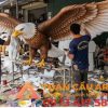sơn vẽ màu Mô hình xốp chim Đại bàng