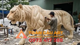 tao-mau-mo-hinh-xop-ho tạo mẫu mô hình xốp Hổ