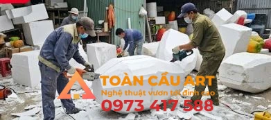 tao-mau-mo-hinh-xop-trai-du-du tạo mẫu mô hình xốp trái cây đu đủ
