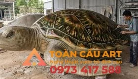 mô hình xốp Rùa biển