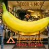 trang trí mô hình xốp Quả Chuối khổng lồ