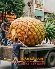 van-chuyen-mo-hinh-xop-qua-dua-khong-lo vận chuyển mô hình xốp Quả dứa